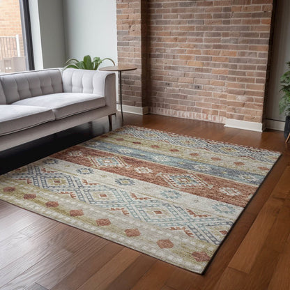 Premium Machine Washable Mayfield  Desert 5' x 7'6" Rug