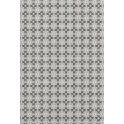 Premium Machine Washable Mayfield  Black 5' x 7'6" Rug
