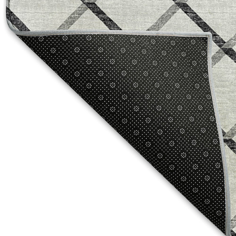 Premium Machine Washable Mayfield  Gray 2'6" x 3'10" Rug