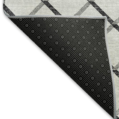 Premium Machine Washable Mayfield  Gray 2'6" x 3'10" Rug