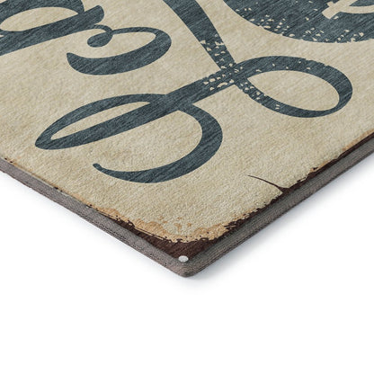 Premium Machine Washable Mayfield  Beige 2'6" x 3'10" Rug