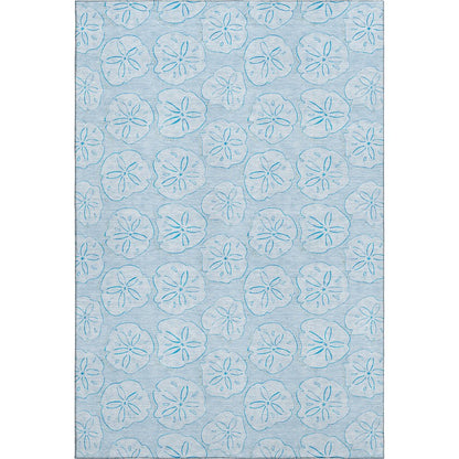 Premium Machine Washable Mayfield  Blue 5' x 7'6" Rug