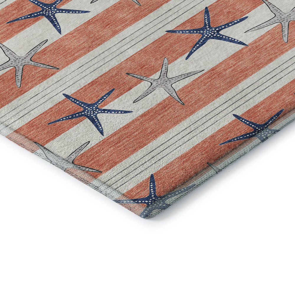 Premium Machine Washable Mayfield  Coral 2'6" x 3'10" Rug