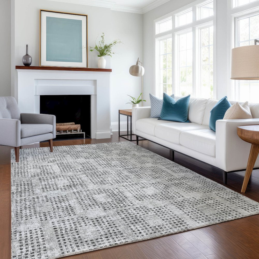 Premium Machine Washable Mayfield  Gray 5' x 7'6" Rug