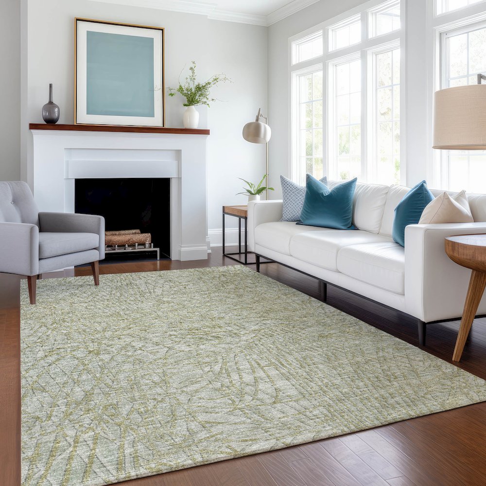 Premium Machine Washable Mayfield  Sage 5' x 7'6" Rug