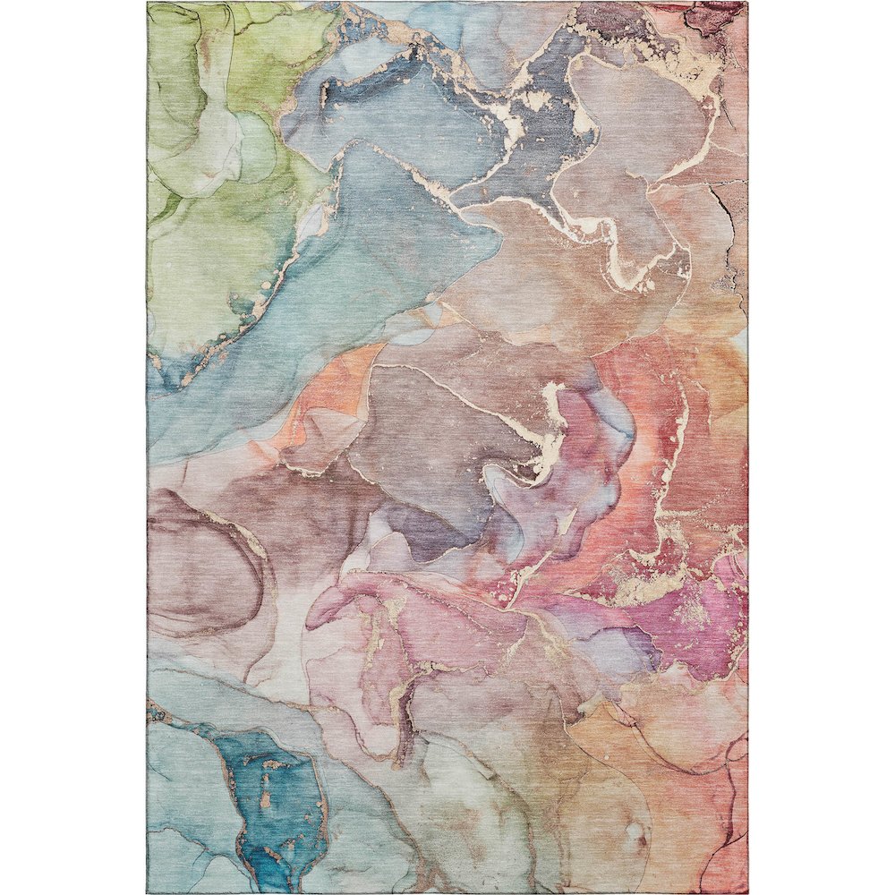 Premium Machine Washable Mayfield  Blue 5' x 7'6" Rug