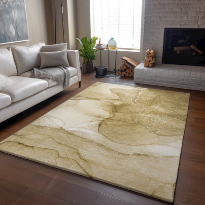 Premium Machine Washable Mayfield  Beige 5' x 7'6" Rug