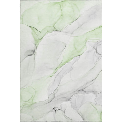 Premium Machine Washable Mayfield  Green 5' x 7'6" Rug