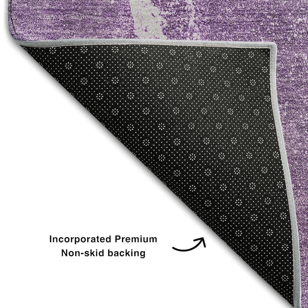 Premium Machine Washable Mayfield  Lilac 2'6" x 3'10" Rug