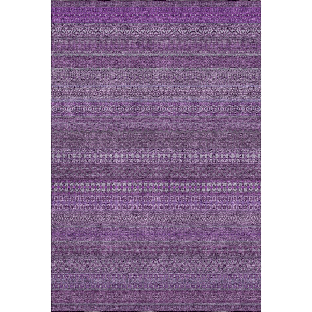 Premium Machine Washable Mayfield  Eggplant 5' x 7'6" Rug