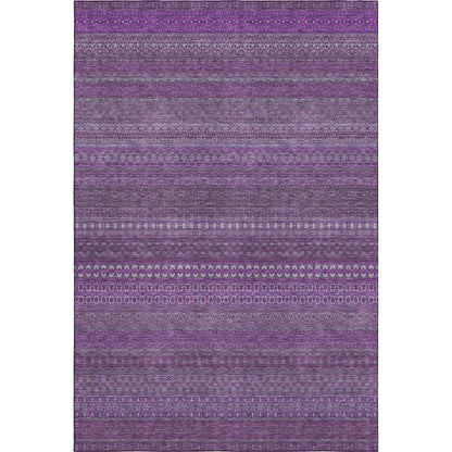 Premium Machine Washable Mayfield  Eggplant 5' x 7'6" Rug