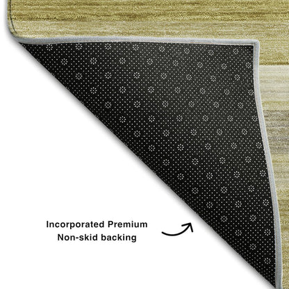 Premium Machine Washable Mayfield  Wheat 2'6" x 3'10" Rug
