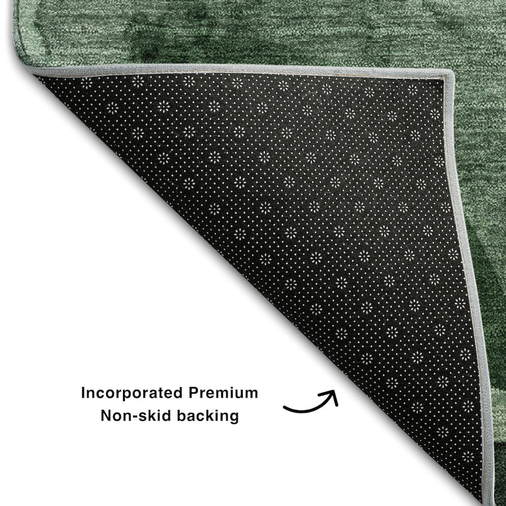 Premium Machine Washable Mayfield  Fern 2'6" x 3'10" Rug