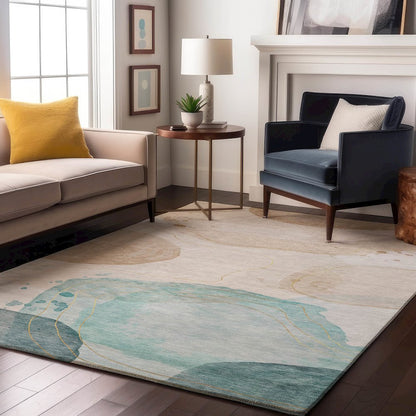 Premium Machine Washable Mayfield  Beige 5' x 7'6" Rug