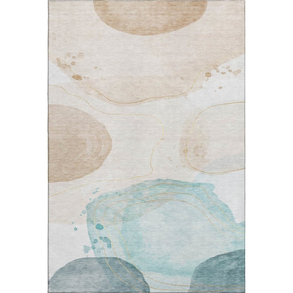 Premium Machine Washable Mayfield  Beige 5' x 7'6" Rug