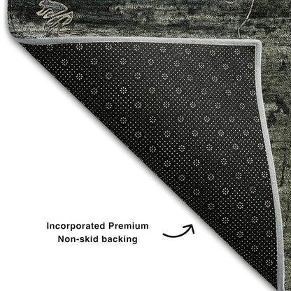Premium Machine Washable Mayfield  Gray 2'6" x 3'10" Rug