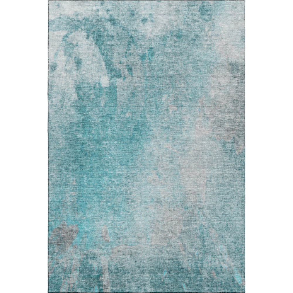 Premium Machine Washable Mayfield  Teal 5' x 7'6" Rug