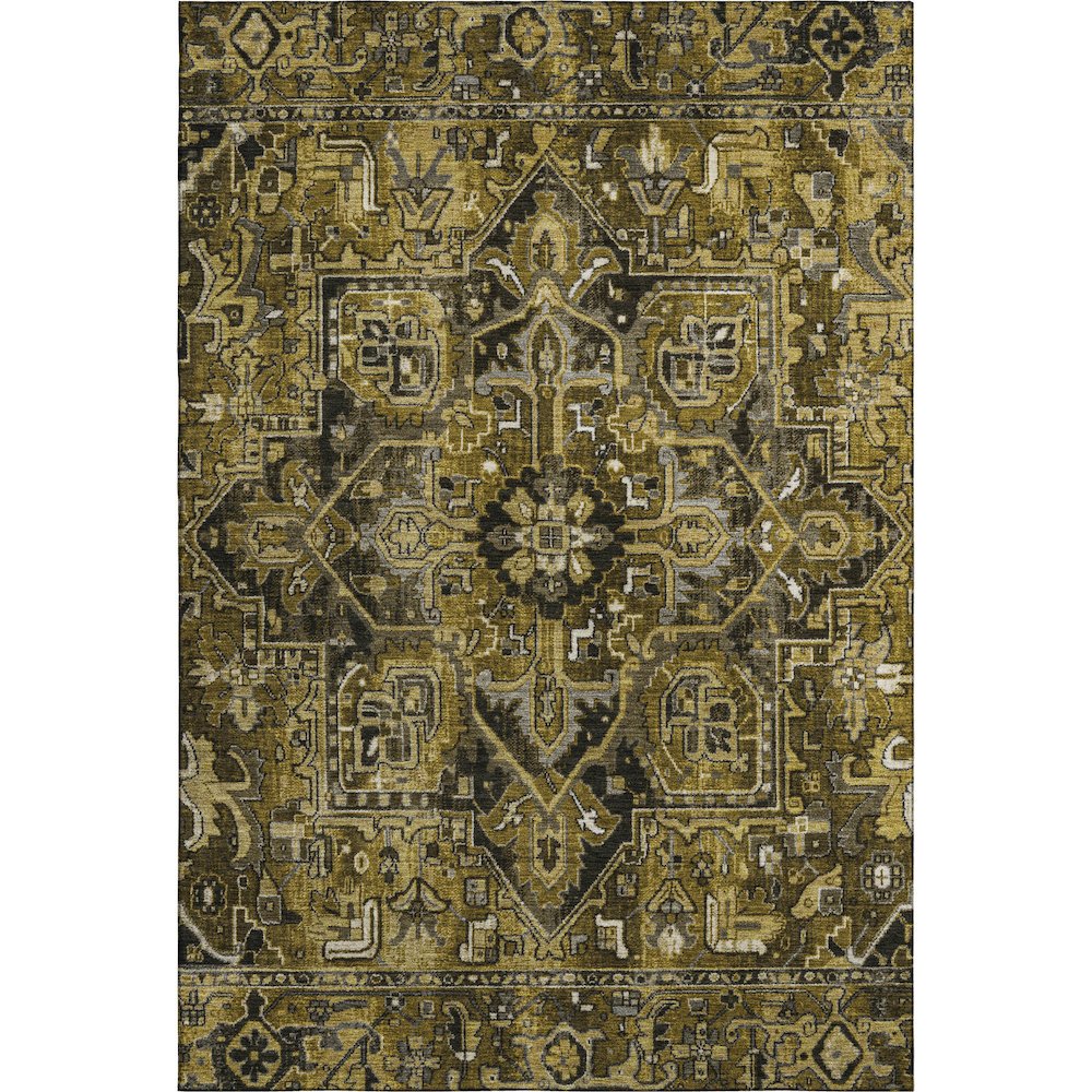 Premium Machine Washable Mayfield  Brown 5' x 7'6" Rug