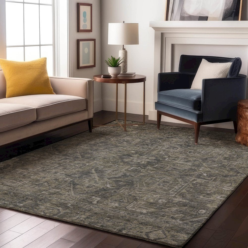 Premium Machine Washable Mayfield  Mocha 5' x 7'6" Rug