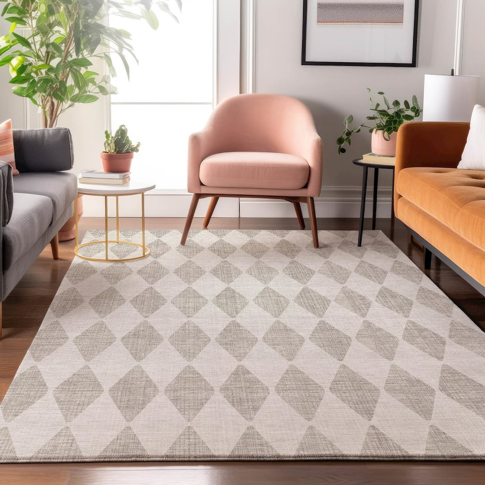 Premium Machine Washable Mayfield  Beige 5' x 7'6" Rug