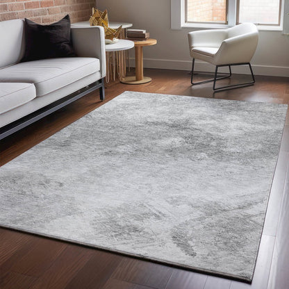 Premium Machine Washable Mayfield  Silver 5' x 7'6" Rug