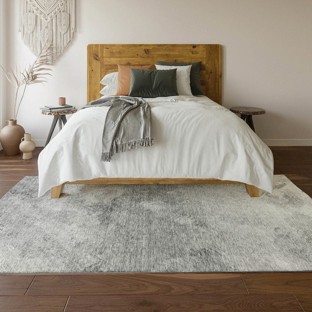 Premium Machine Washable Mayfield  Silver 5' x 7'6" Rug