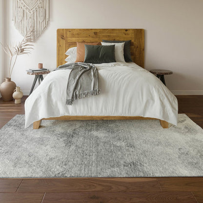 Premium Machine Washable Mayfield  Silver 5' x 7'6" Rug