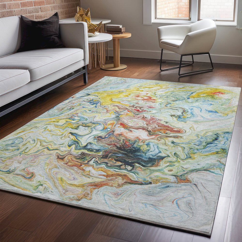 Premium Machine Washable Mayfield  Ivory 5' x 7'6" Rug