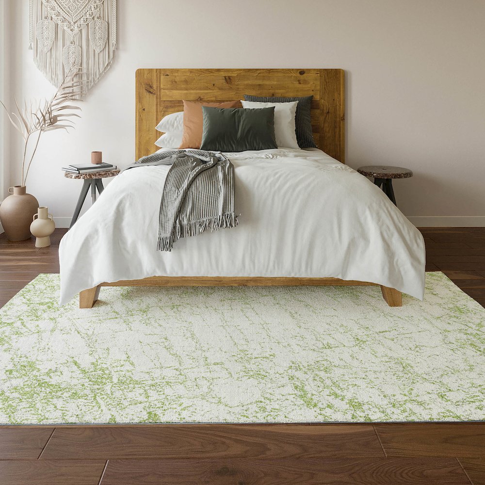 Premium Machine Washable Mayfield  Green 5' x 7'6" Rug