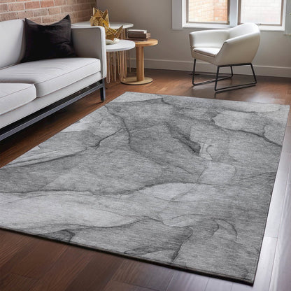 Premium Machine Washable Mayfield  Gray 5' x 7'6" Rug