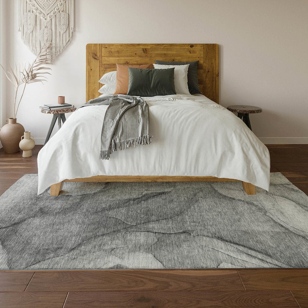 Premium Machine Washable Mayfield  Gray 5' x 7'6" Rug