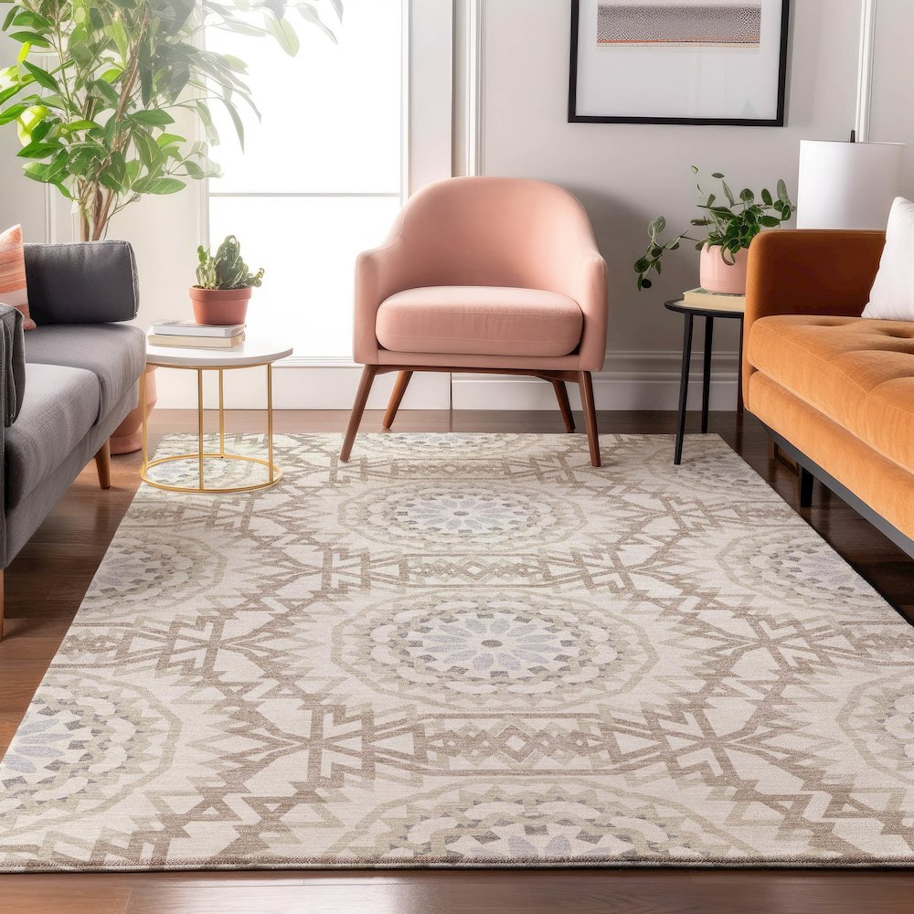 Premium Machine Washable Mayfield  Ivory 5' x 7'6" Rug