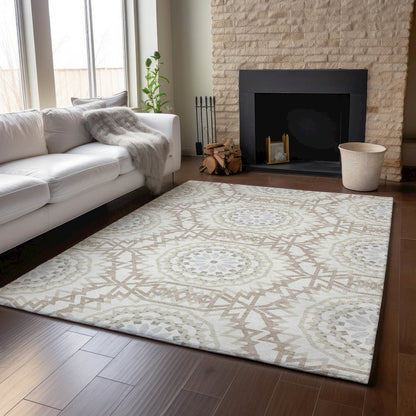 Premium Machine Washable Mayfield  Ivory 5' x 7'6" Rug