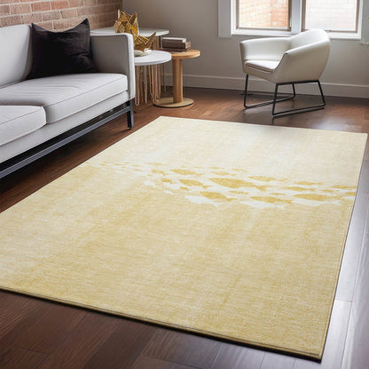 Premium Machine Washable Mayfield  Gold 5' x 7'6" Rug