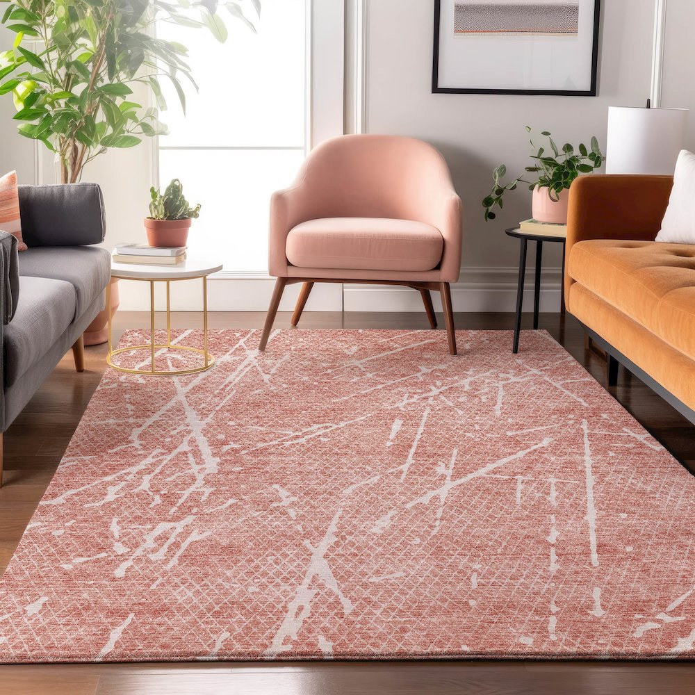 Premium Machine Washable Mayfield  Blush 5' x 7'6" Rug