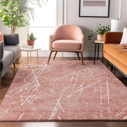Premium Machine Washable Mayfield  Blush 5' x 7'6" Rug