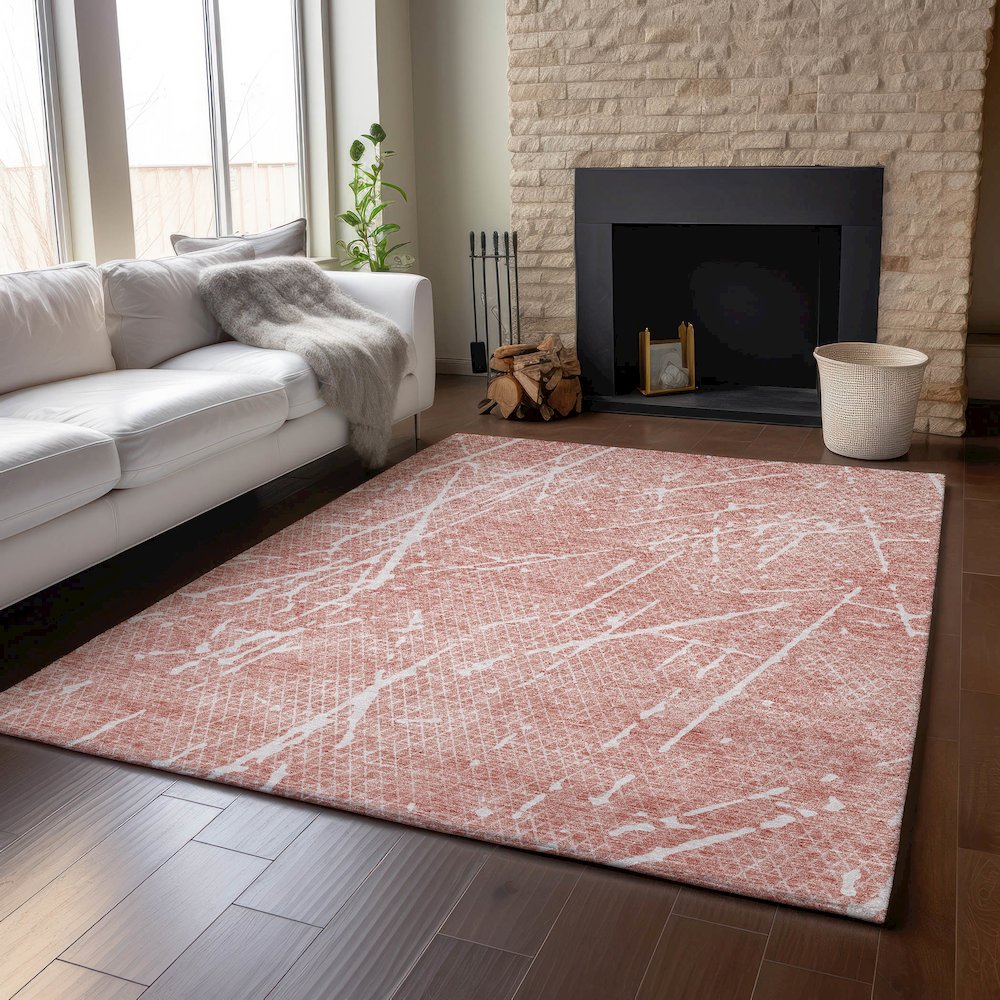 Premium Machine Washable Mayfield  Blush 5' x 7'6" Rug