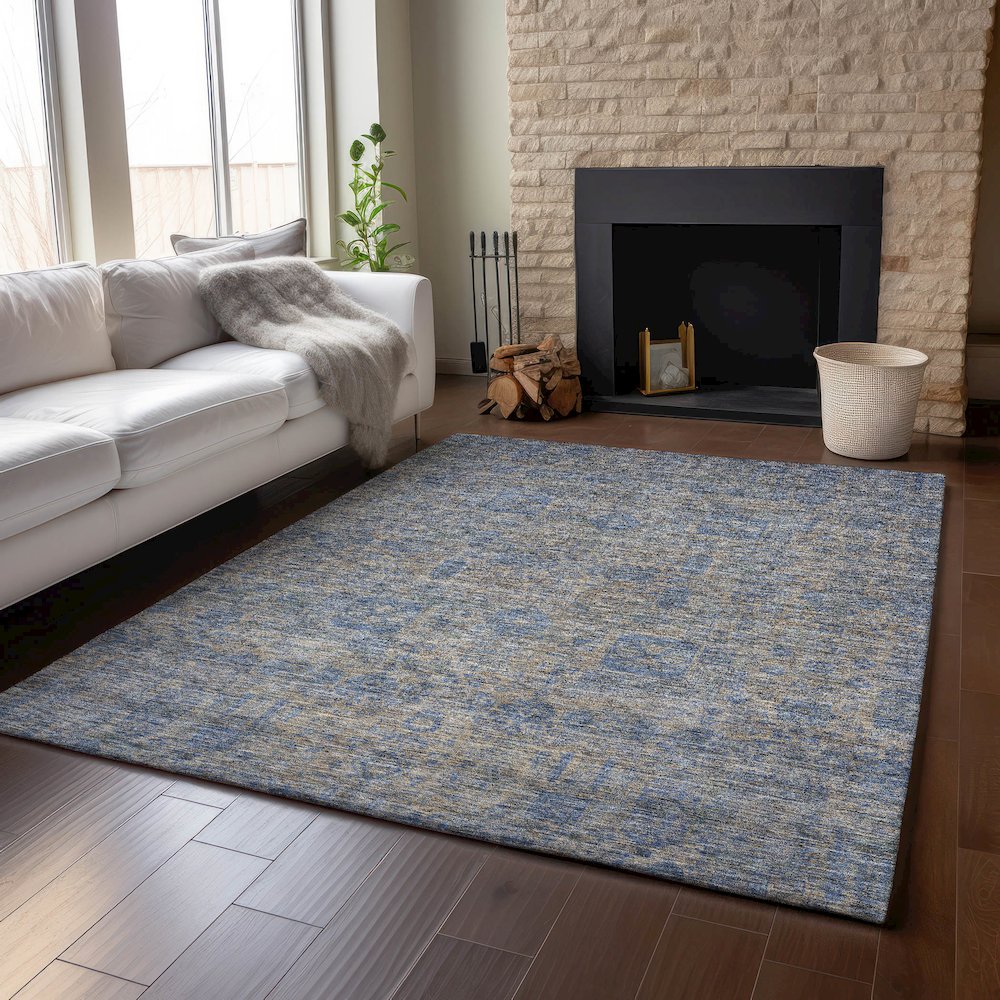 Premium Machine Washable Mayfield  Khaki 5' x 7'6" Rug