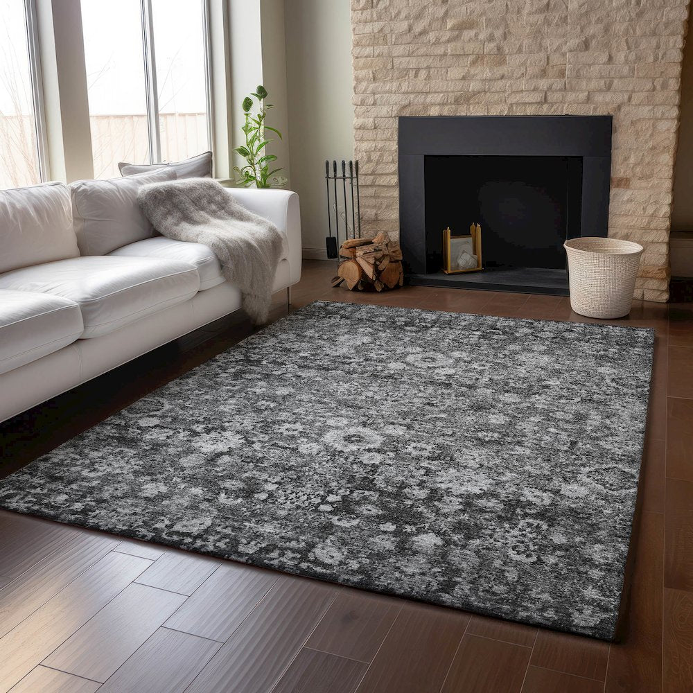 Premium Machine Washable Mayfield  Gray 5' x 7'6" Rug