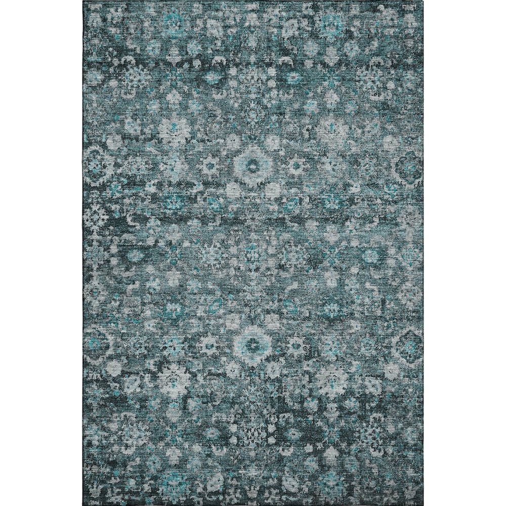 Premium Machine Washable Mayfield  Teal 5' x 7'6" Rug