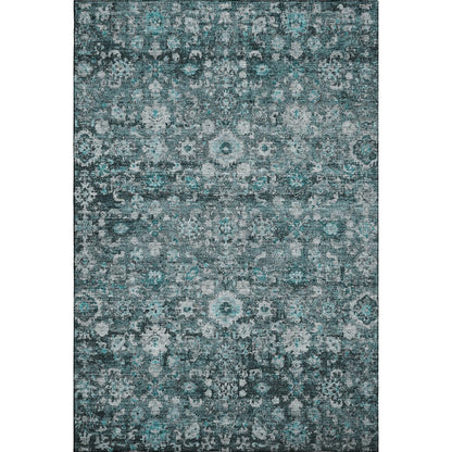 Premium Machine Washable Mayfield  Teal 5' x 7'6" Rug