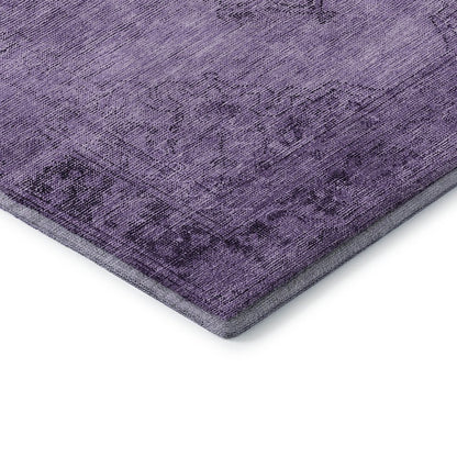 Premium Machine Washable Mayfield AMF658 Purple 2'6" x 3'10" Rug