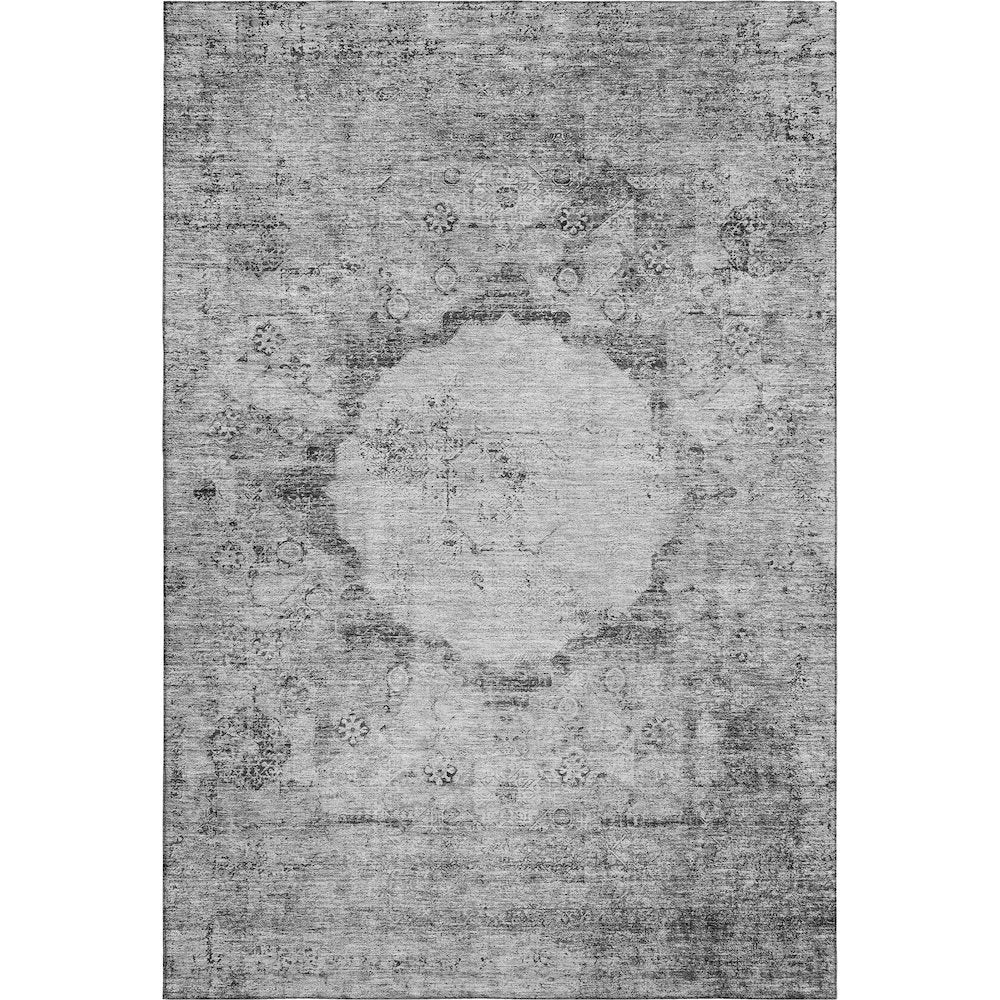 Premium Machine Washable Mayfield AMF675 Gray 5' x 7'6" Rug