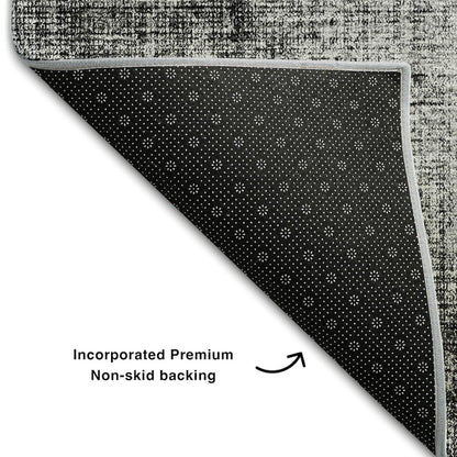 Premium Machine Washable Mayfield AMF679 Gray 2'6" x 3'10" Rug