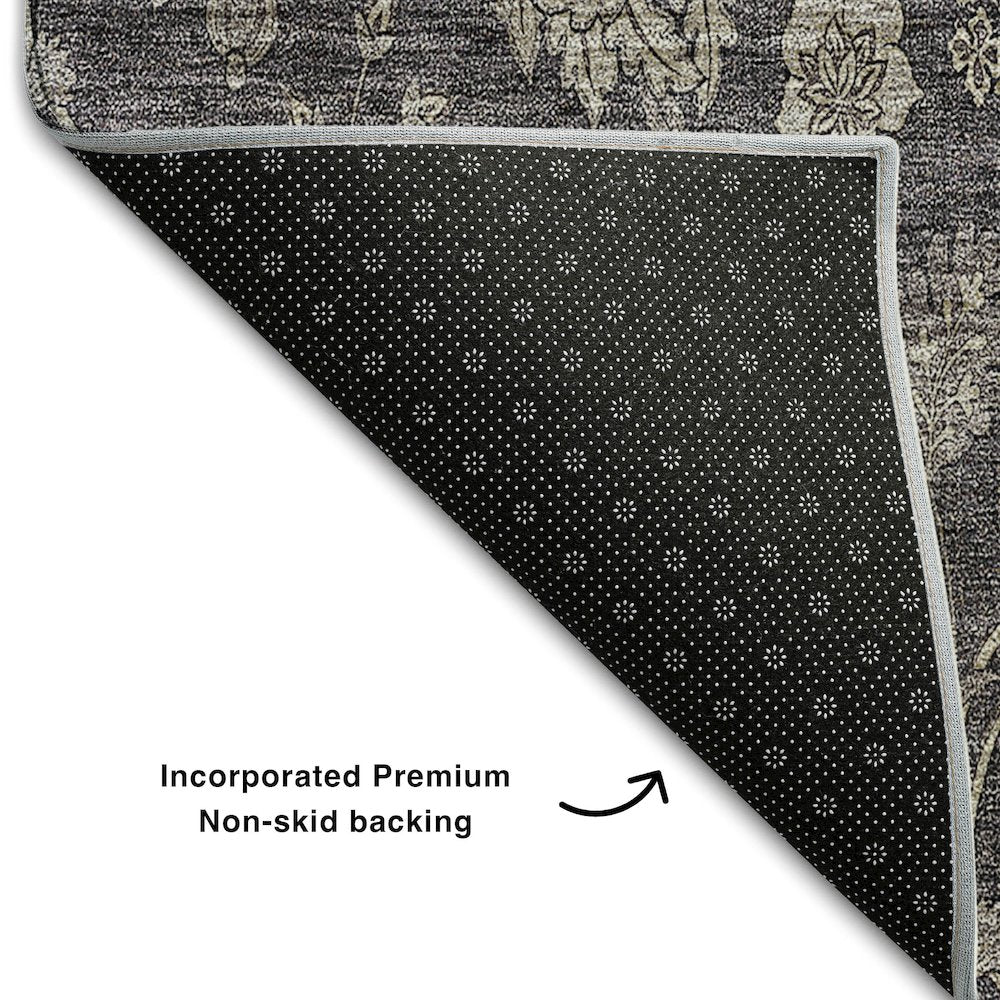 Premium Machine Washable Mayfield AMF680 Taupe 2'6" x 3'10" Rug