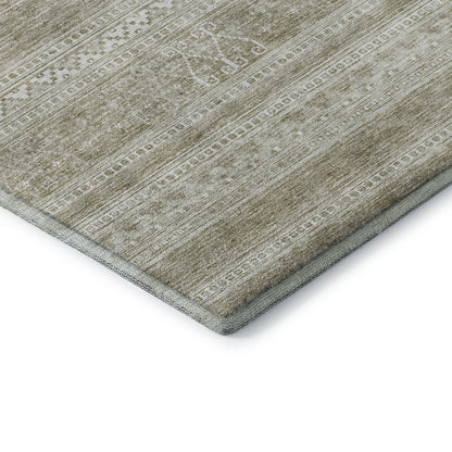 Premium Machine Washable Mayfield AMF714 Khaki 2'6" x 3'10" Rug