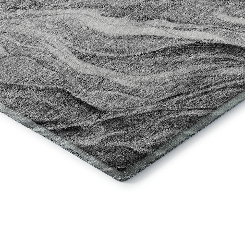 Premium Machine Washable Mayfield AMF720 Gray 2'6" x 3'10" Rug