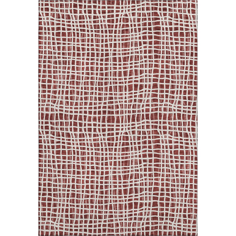 Premium Machine Washable Mayfield AMF729 Burgundy 5' x 7'6" Rug