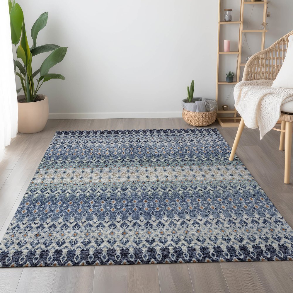 Premium Machine Washable Mayfield  Seaglass 5' x 7'6" Rug