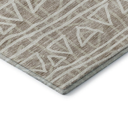 Premium Machine Washable Mayfield AMF730 Taupe 2'6" x 3'10" Rug
